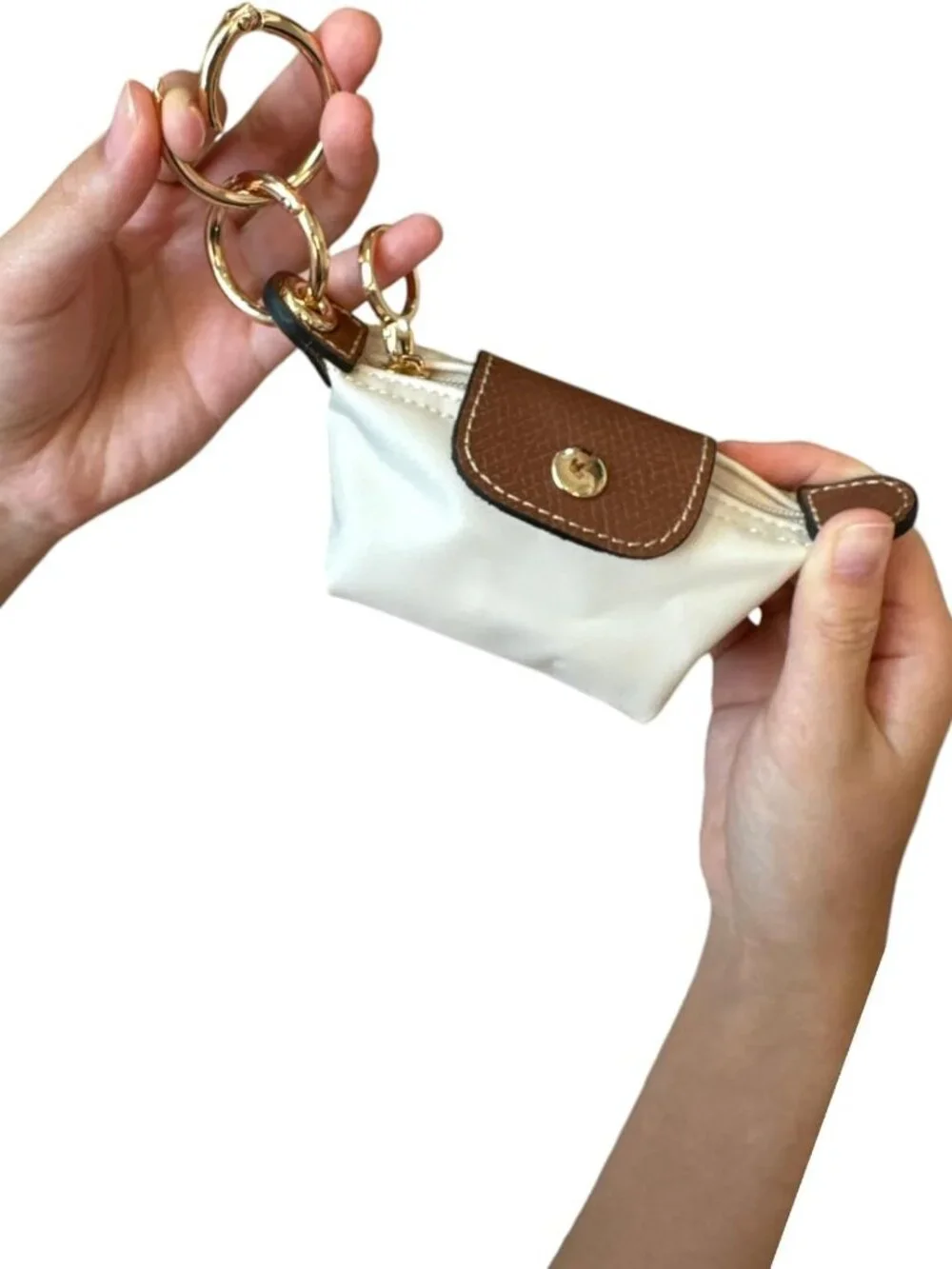 Functional Mini Pouch Keychain | Coin Purse & Card Holder | Genuine Leather